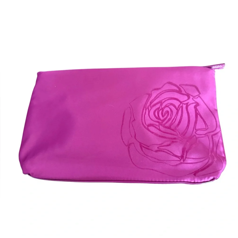 Lancome Satin Cosmetic Bag Bundle
